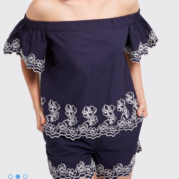 NWT Draper James Embroider Eyelet Shorts - Picture 8 of 8